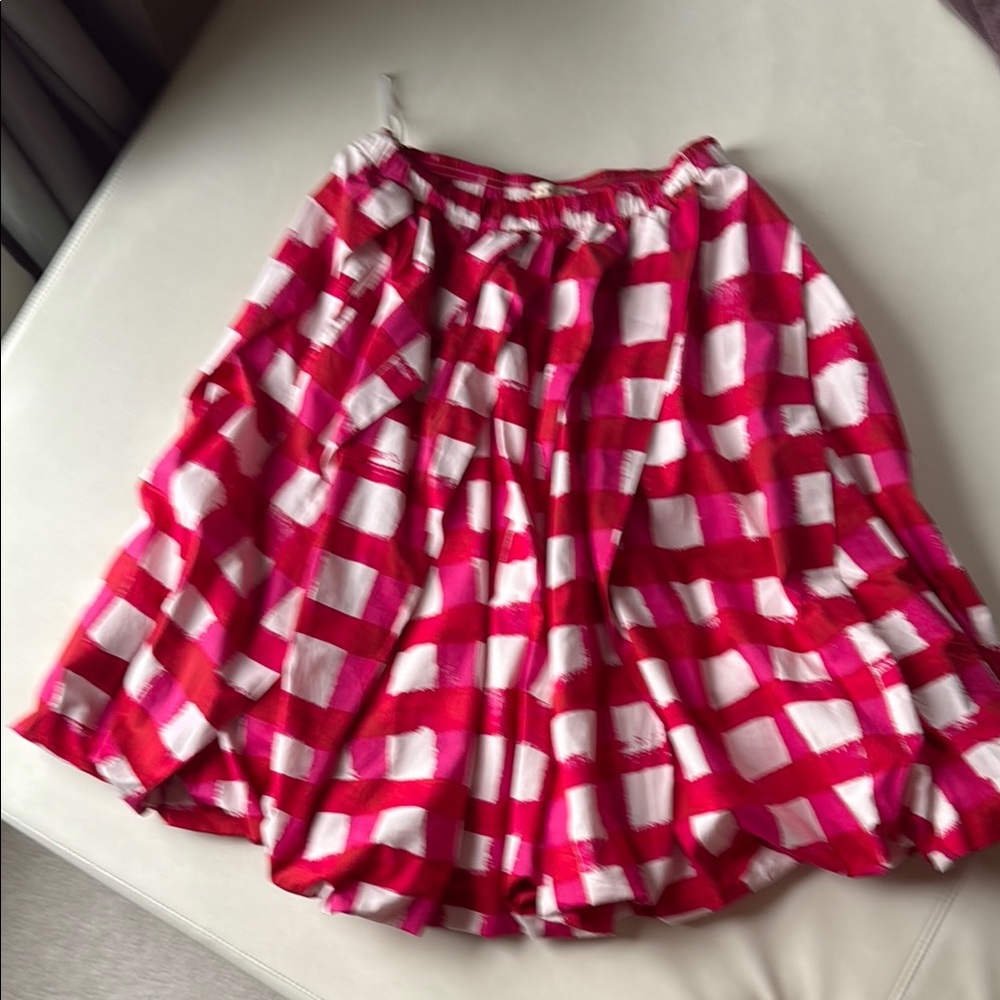 Marni x Uniqlo Checkered Ballon Skirt Size L